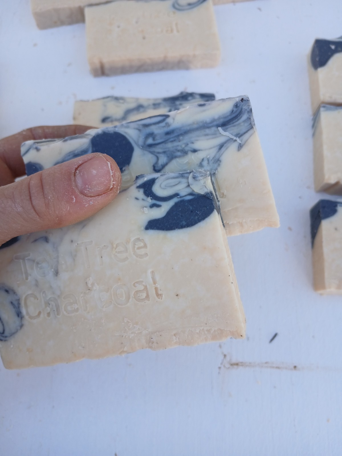 TEA TREE CHARCOAL GOAT MILK SOAP HAPPY GOAT CREAMERY FREE SHIPPING BASIC DIRECT
