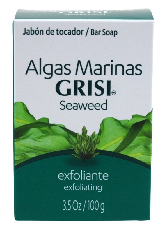 (2 PACK) Grisi Bar Soap Seaweed Exfoliating 3.5 Ounce
