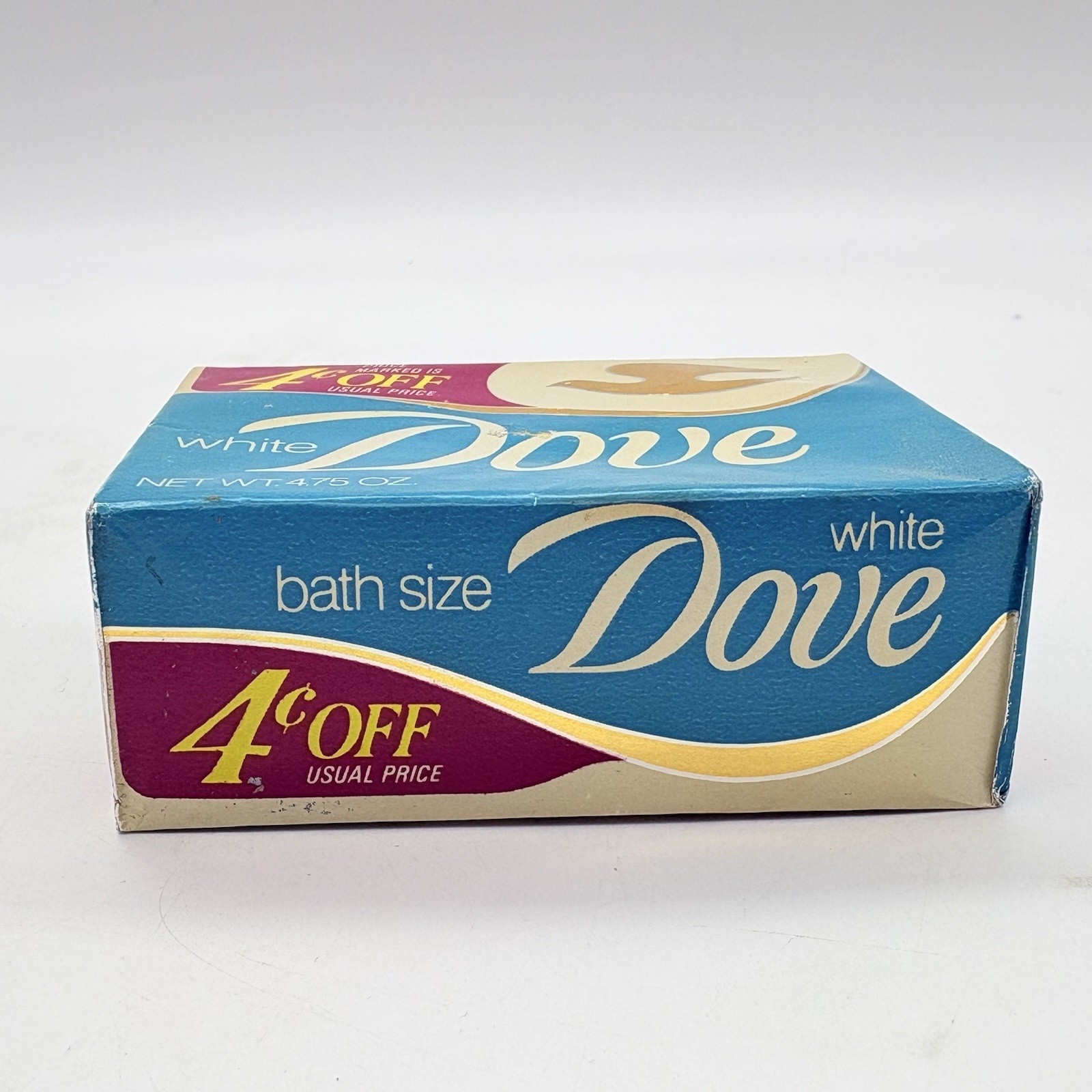 Dove Soap Bar Soap 4.75oz Bath Size White 70’s 80’s New Old Stock