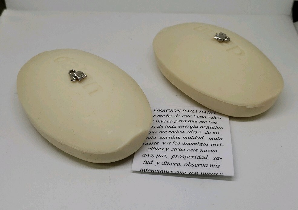 JABON DE COCO 1 Pc PROTECCION MAL DE OJO Y DESPOJO INCLUYE ORACION AMULETO GRATI