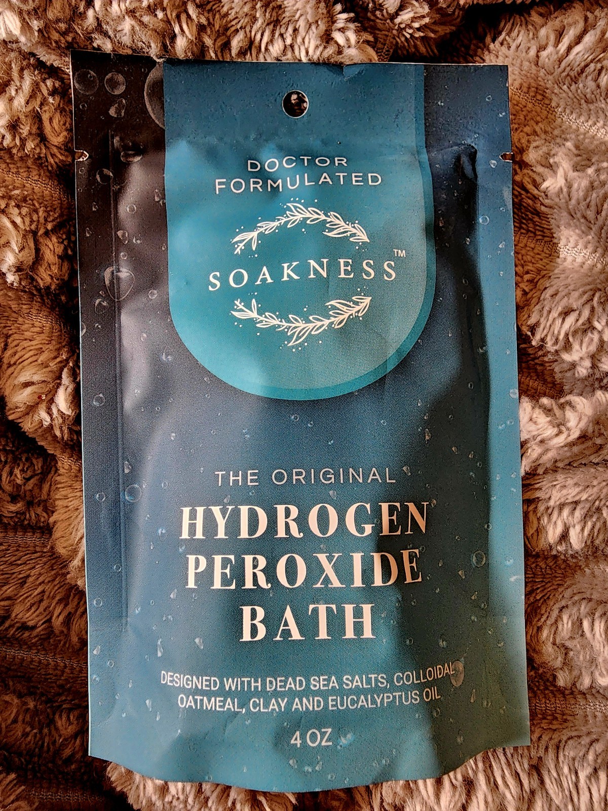 The original doctor formulated hydrogen peroxide bath soak, stress relief