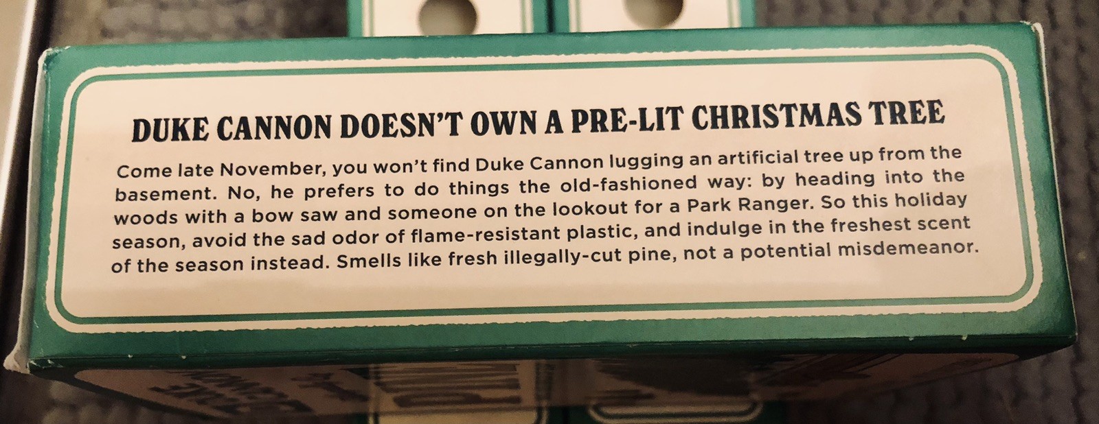 Duke Cannon Illegally Cut Pine Big A.. Brick of Bar Soap 10 oz. (Lot of 4) New