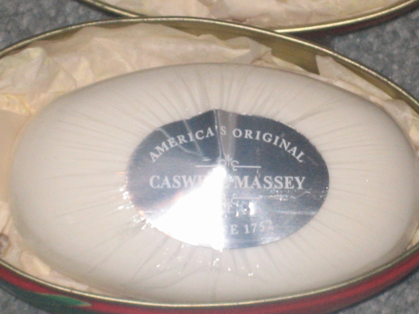 Caswell-Massey Almond Cold Cream Soap Russian Eggs 2004 Elite Gift Boxes