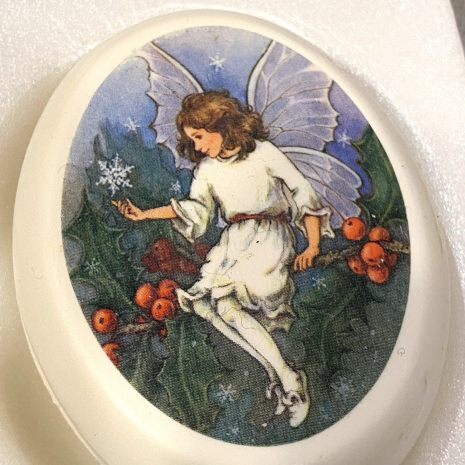 NOS VTG Avon Enchanted Land Decorative Bar Soap Fairies Fairy Decal Original Box