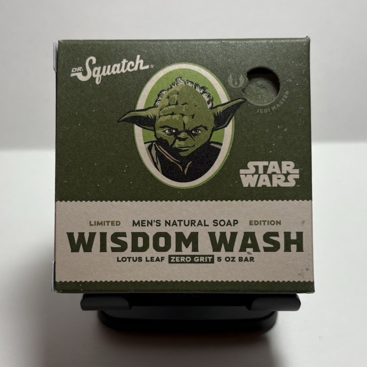 DR. Squatch Star Wars Wisdom Wash Men’s Natural Soap Lotus Leaf 5 oz