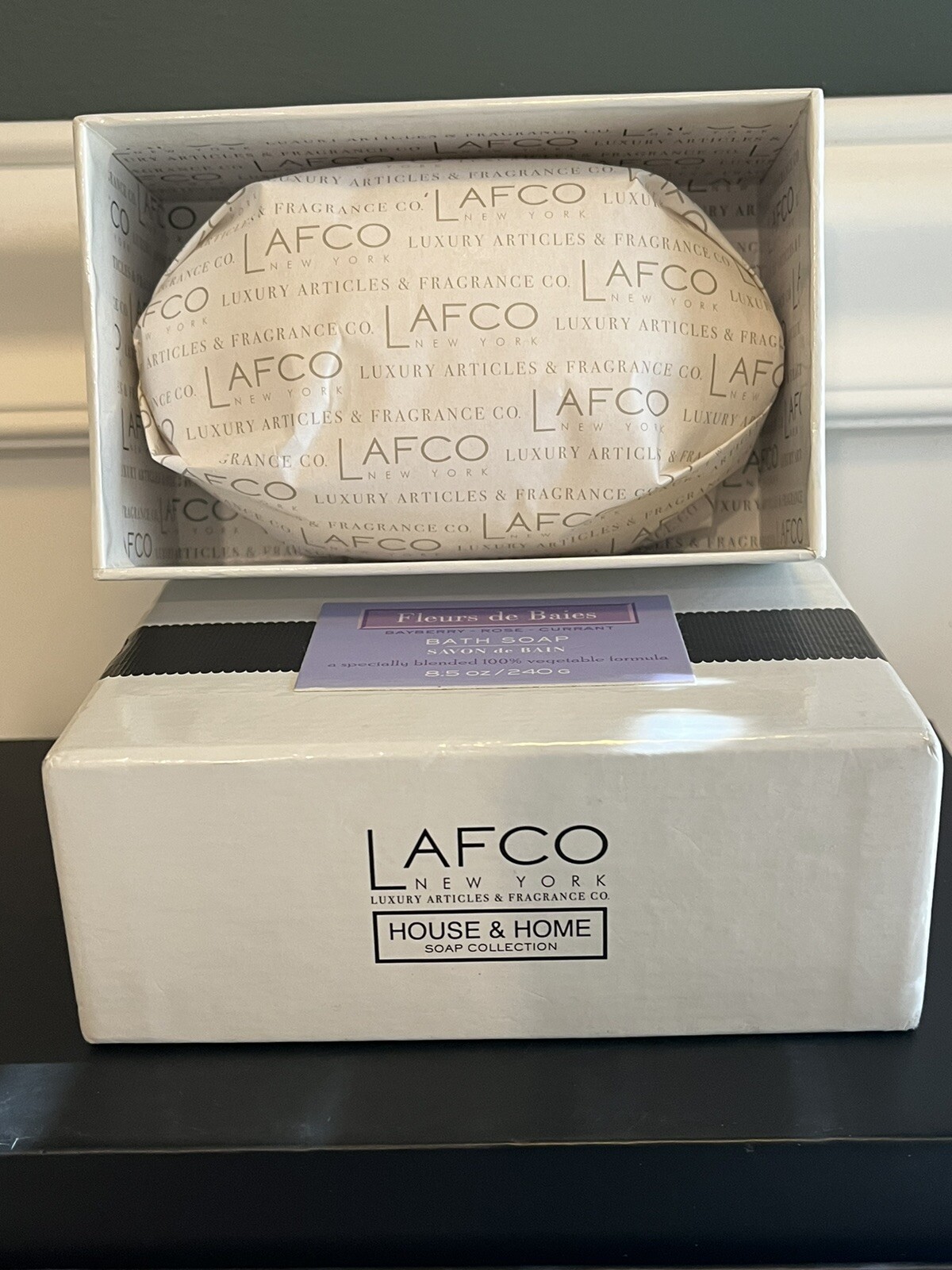 LAFCO Fleurs de Baies BATH SOAP (BAYBERRY/ROSE/CURRANT) BNIB 8.5 oz/24g FreeShip