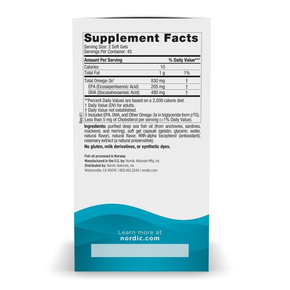 Nordic Naturals DHA, Strawberry – 90 Soft Gels – 90 Count (Pack of 1), Multi