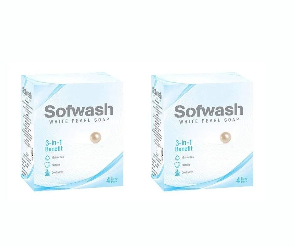 modicare GREEN ORGANICS SOFWASH WHITE PEARL SOAP (75GX4)