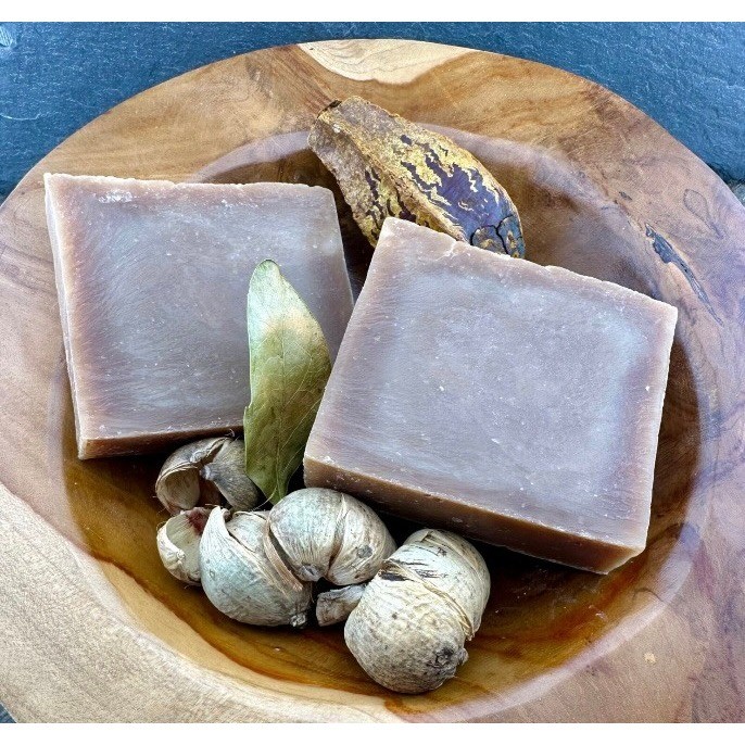Handcrafted Natural Bar Soap Vanilla Oatmeal Scent Organic Ingredients 4.5oz