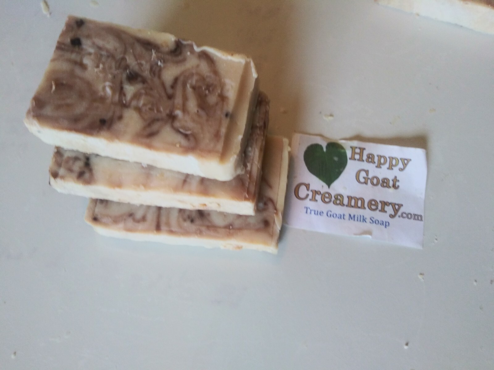 CHOCOLATE SWIRL COCOA BUTTER GOAT MILK SOAP HAPPY GOAT CREAMERY FOOD GRADE CHEAP