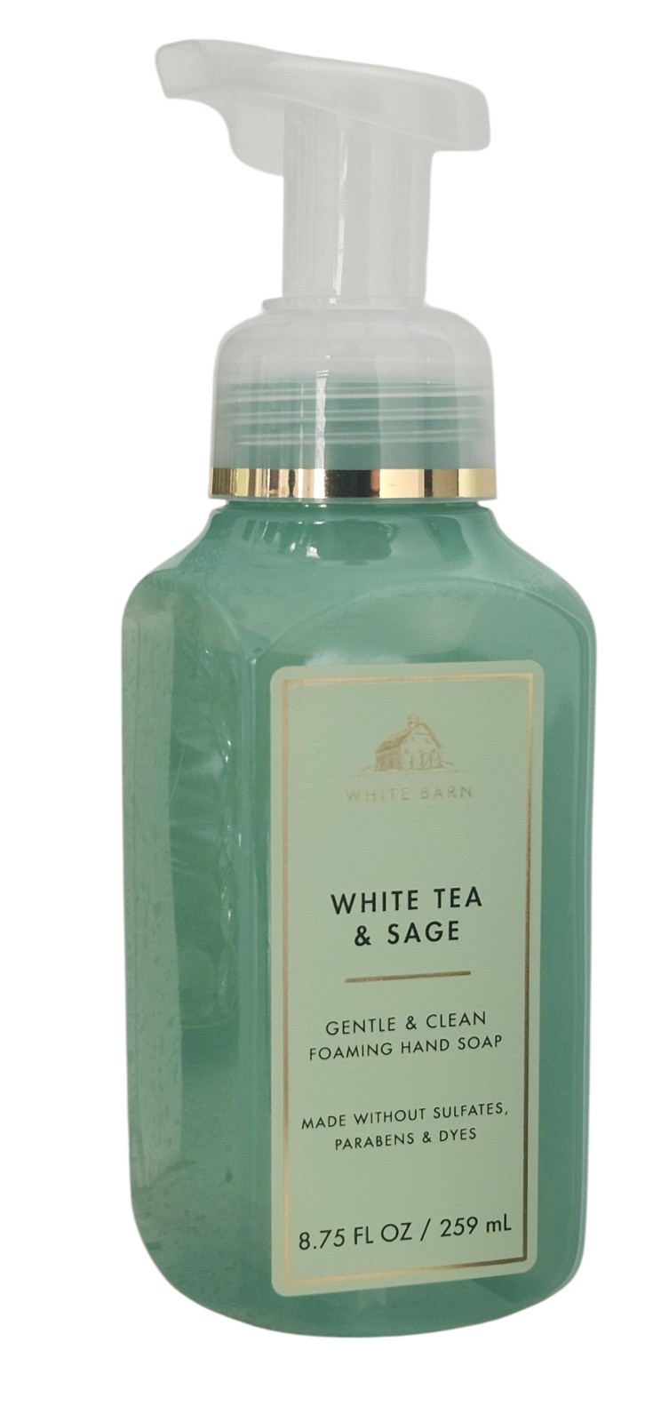 BRAND NEW Bath & Body Works White Tea & Sage Foaming Hand Soap 8.75 OZ
