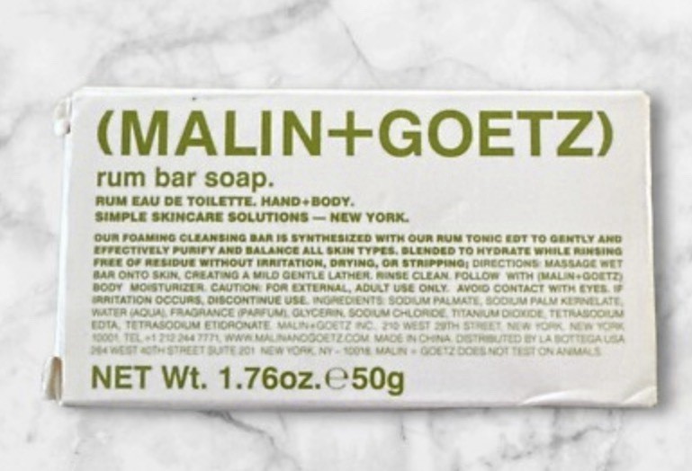 Malin+Goetz Rum Bar Soap For Hands & Body 1.7oz / 50g