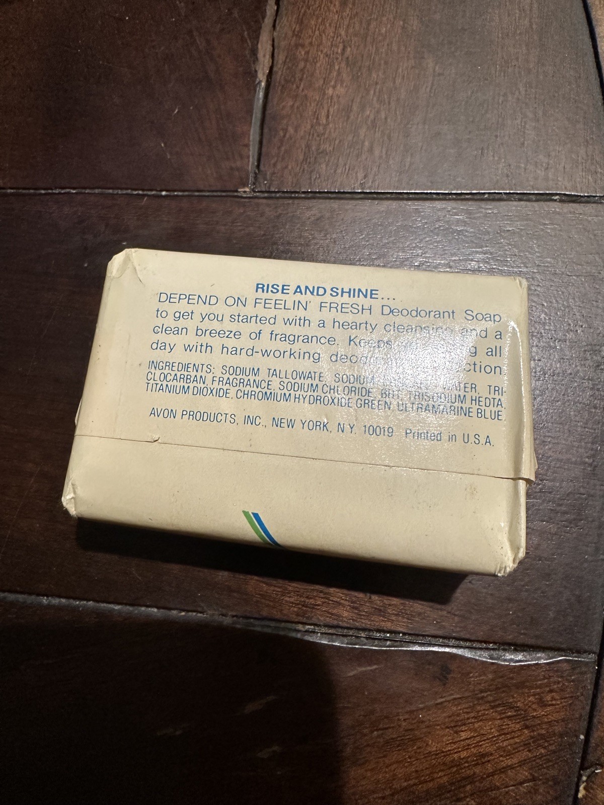 AVON SOAP Feelin’ Fresh Deodorant Bar Soap 3 Ounces BRAND NEW SEALED NOS RARE