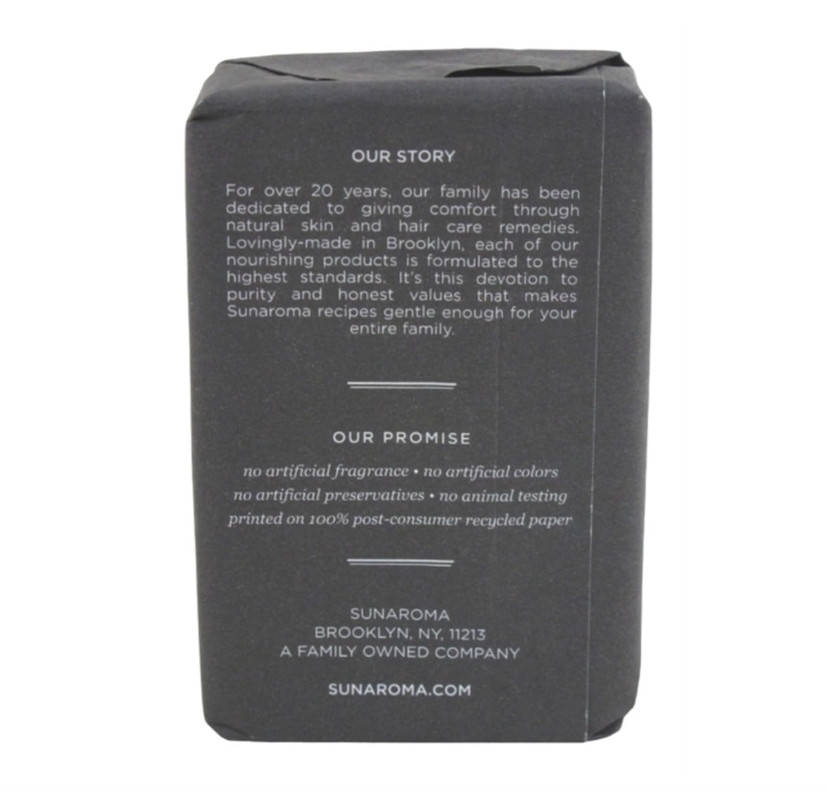 Sunaroma Soap Bar Charcoal Dead Sea Mineral Mud 8oz