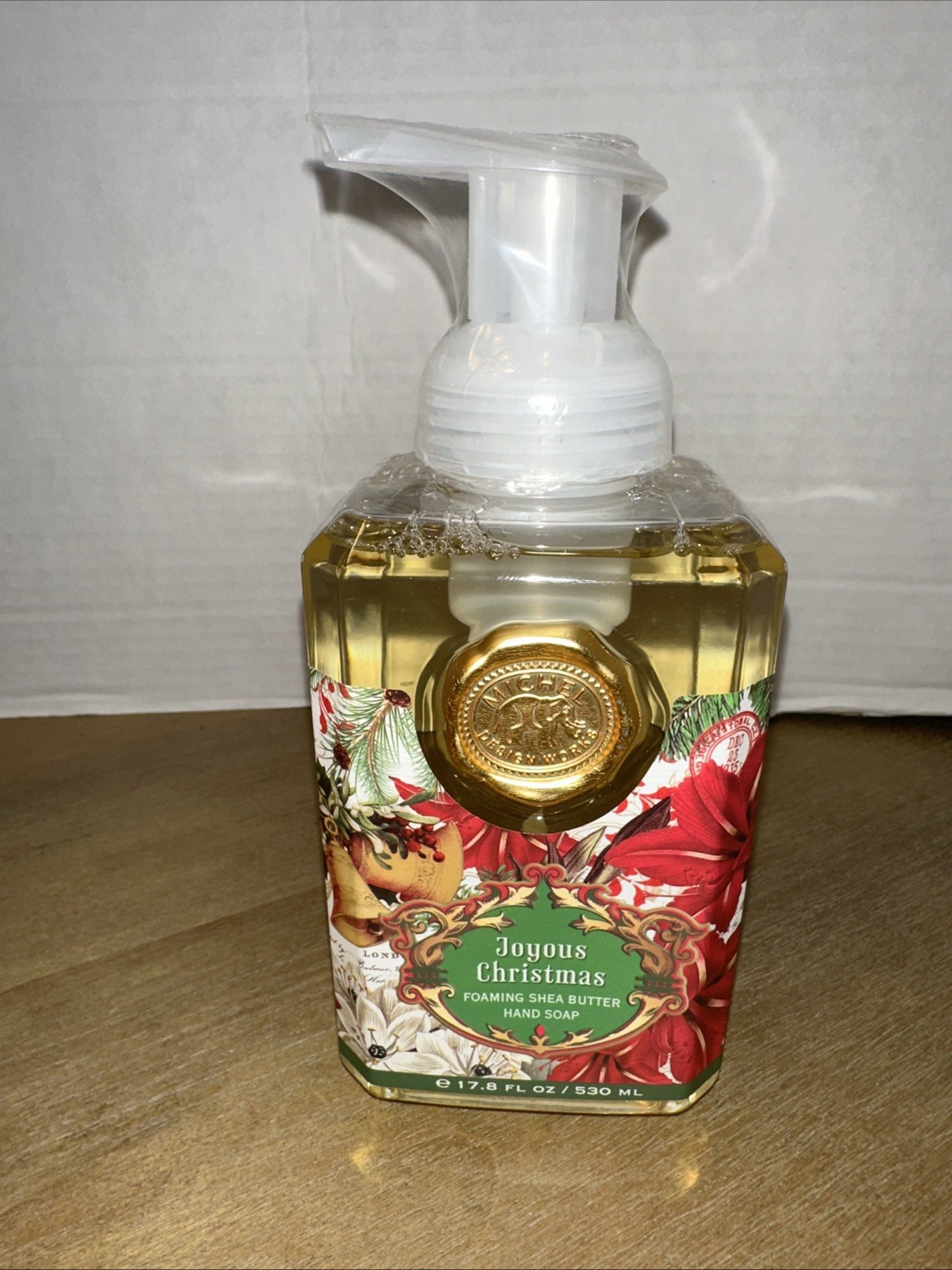 Michel Design Works Joyous Christmas Foaming Shea Butter Hand Soap 17.8 FL oz