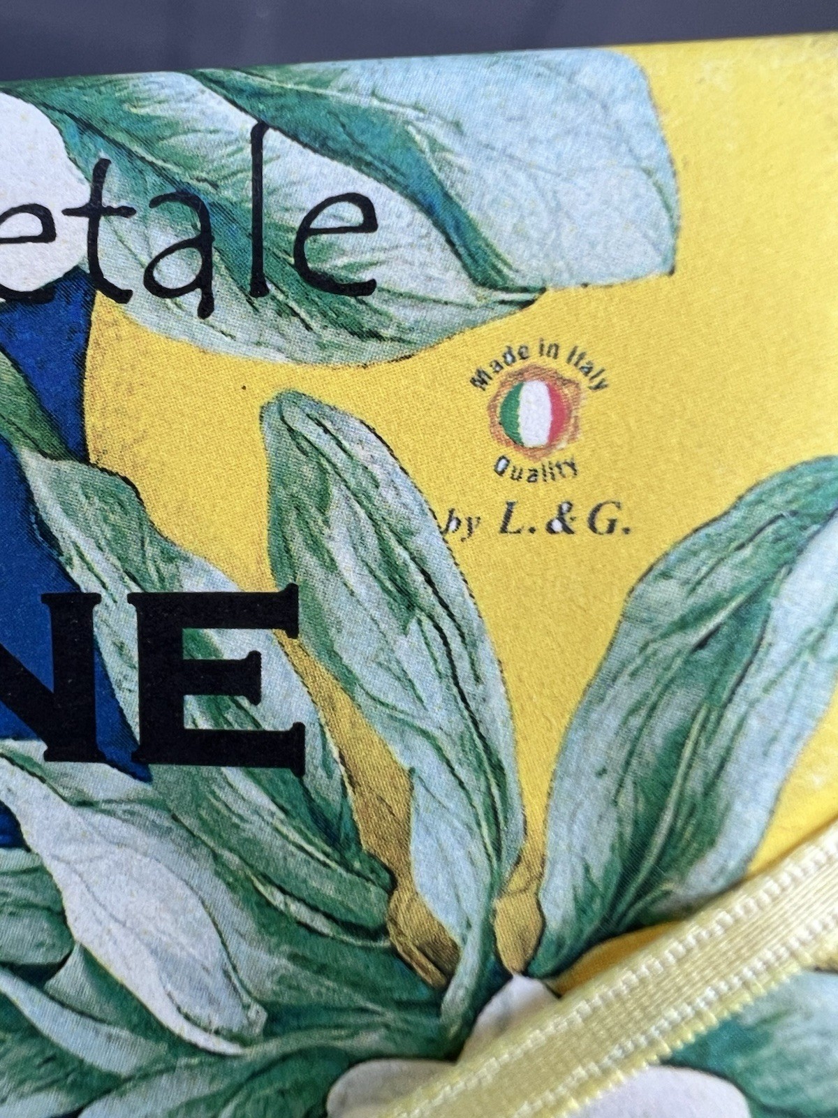 New Sapone Vegetale Limone LEMON Soap Bar Handmade in Italy 200g/7.05oz