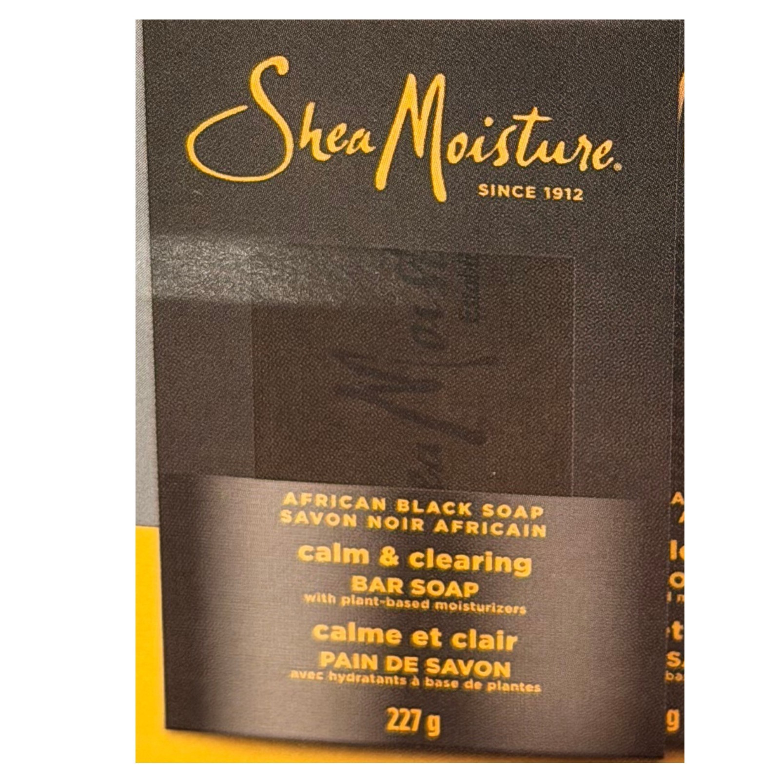 African Black Soap With Oats, Aloe & Vitamin E By Shea Moisture 8oz 227g