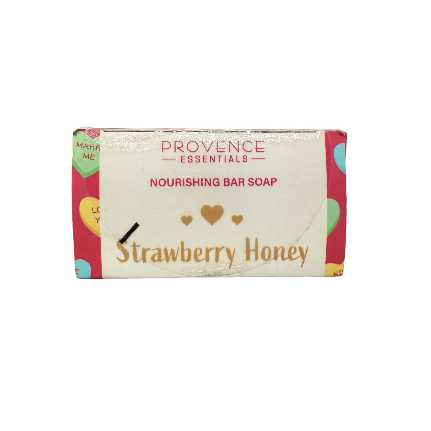 Provence Essentials Strawberry Honey Nourishing Bar Soap W/Organic Olive Oil ￼