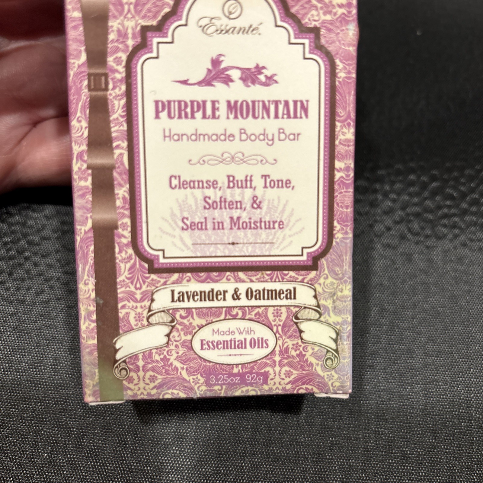 Essante Organics Handmade Bar Soap, Lavender Oatmeal & Mint Mineral-READ