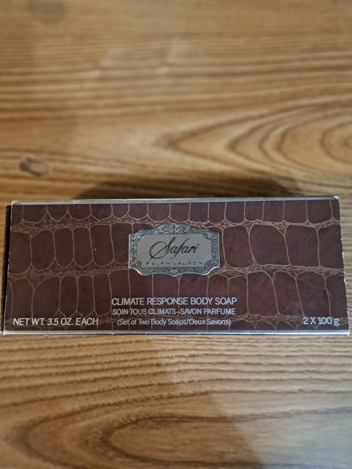 VTG 1989 RARE RALPH LAUREN SAFARI FOR MEN 3.5 OZ BODY SOAP – EMPTY BOX ONLY!!