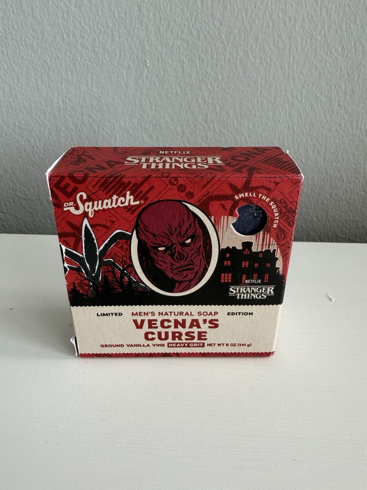 Dr. Squatch Limited Edition VECNA’S CURSE Natural Soap Bar Stranger Things