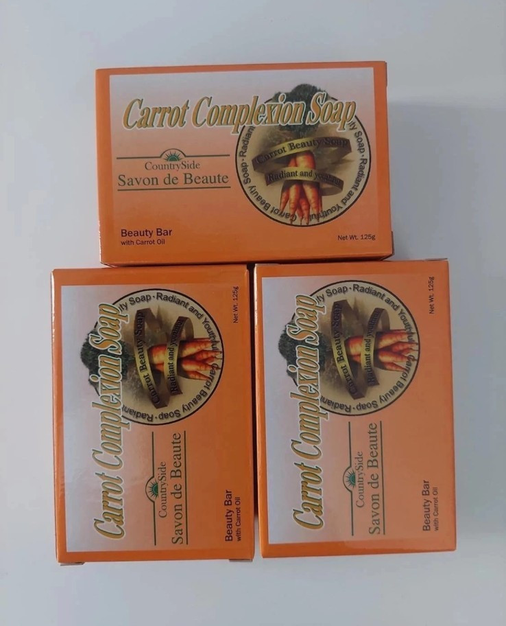 CountrySide Savon de Beaute Carrot Complexion Beauty Bar Soap 125g Carrot Oil 3