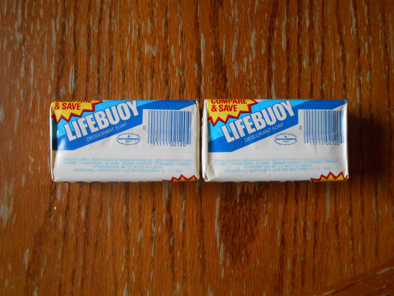 WHITE LIFEBUOY Deodorant Soap – Official Bar of the NBA – LOT OF TWO 4.75 OZ