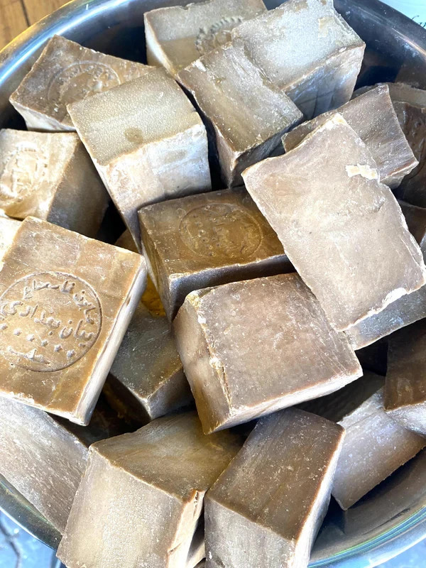 1x Piece Natural Soap, Laurel Pure Organic Healthy, Vintage Cosmetic Soap