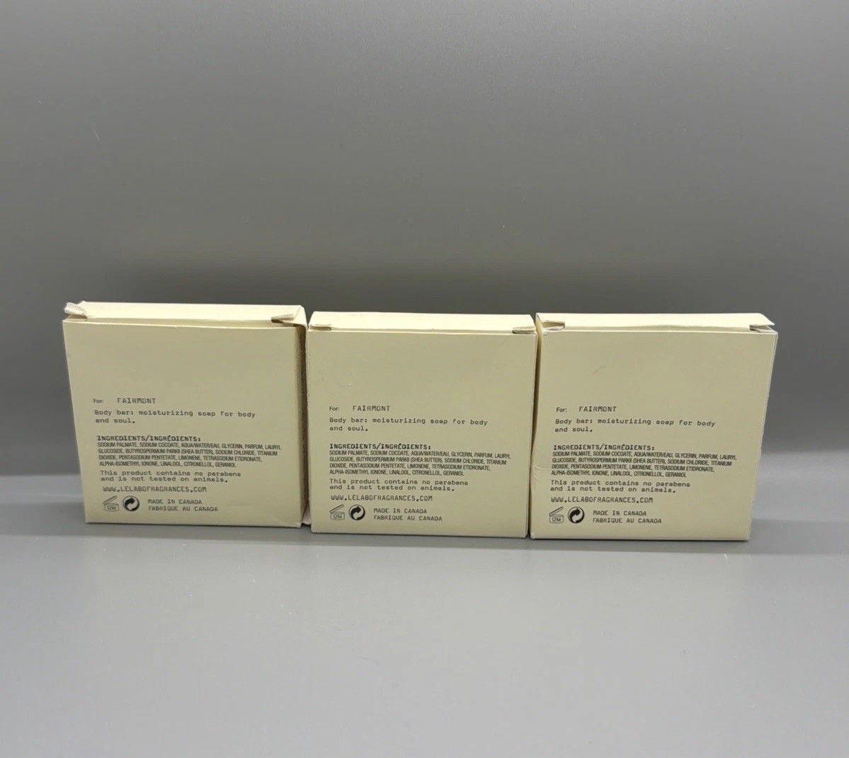 Le Labo Rose 31 Body Bar Soap 2 oz 60g Travel Size Lot of 3 NIB