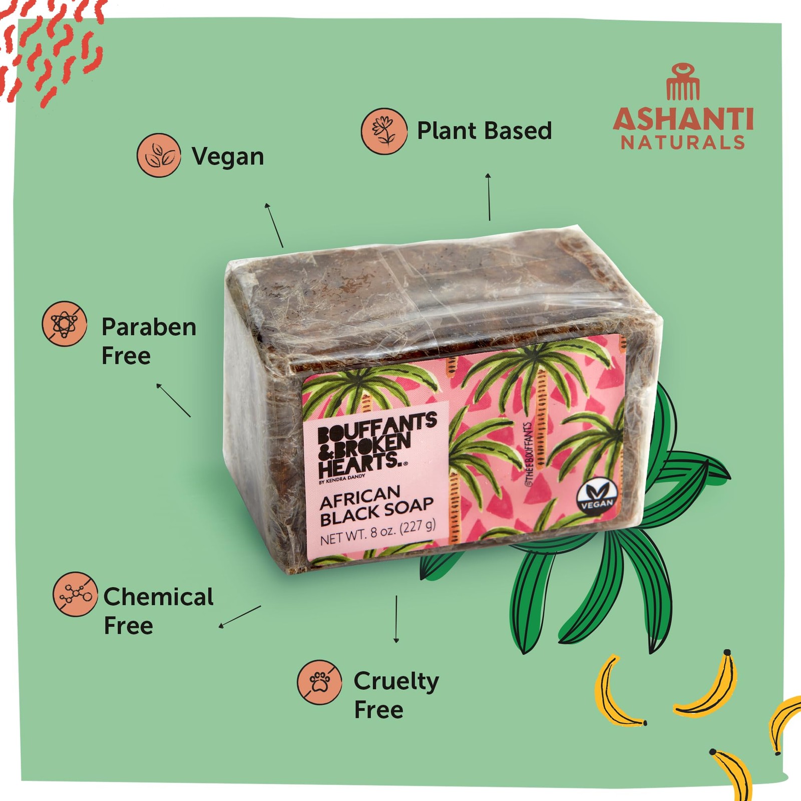 Authentic African Black Soap Bar | Cleansing and Nourishing Black African Soa…