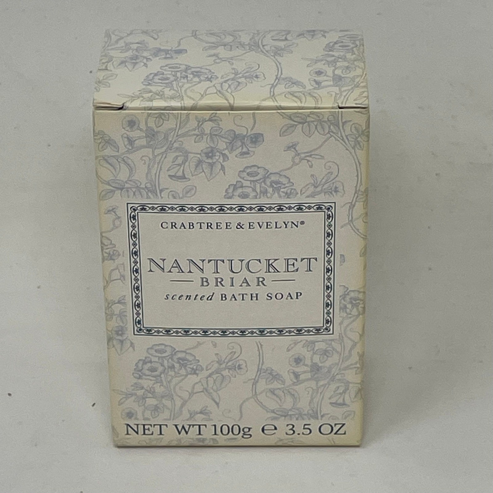 Crabtree & Evelyn Nantucket Briar Scented Bath Soap 100g 3.5oz New in Box