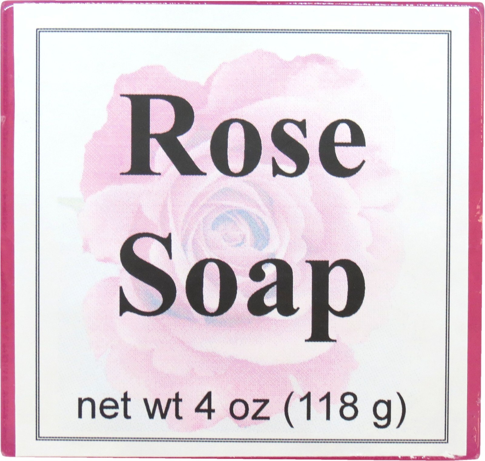 Rose Glycerin Soap by Eclectic Lady, 4 oz Bar
