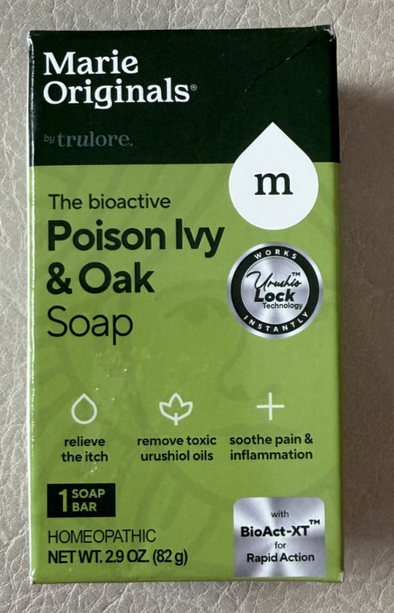 Marie Originals The Bioactive Poison Ivy & Oak Soap 1 Bar NEW