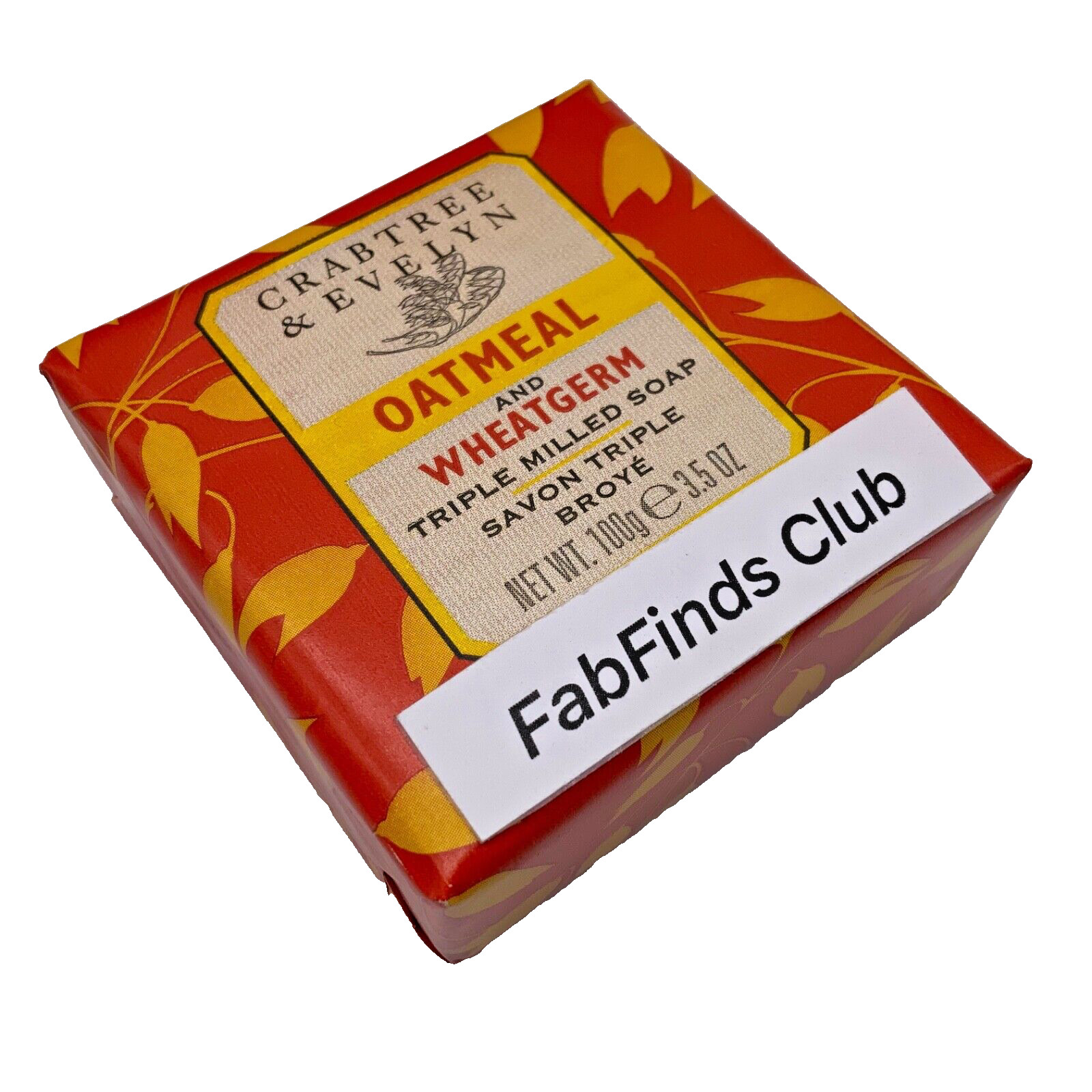 Crabtree & Evelyn Oatmeal Bar Soap Triple Milled 10.5oz (3×3.5oz) 3pc Set