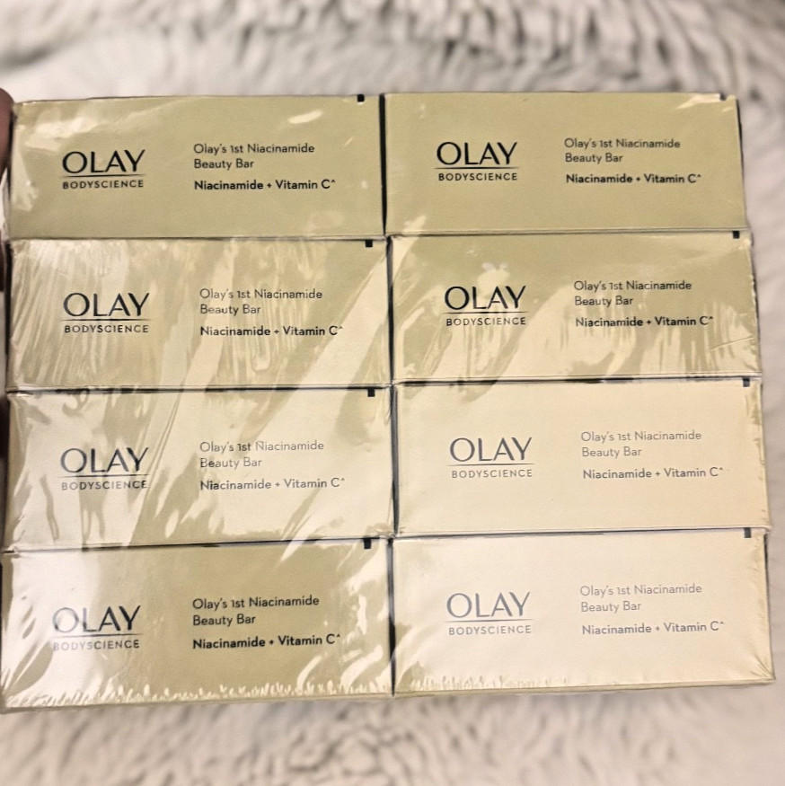 Olay Body Science Soap B3 and Vitamin C Niacinamide Beauty Bar 8 soap bars