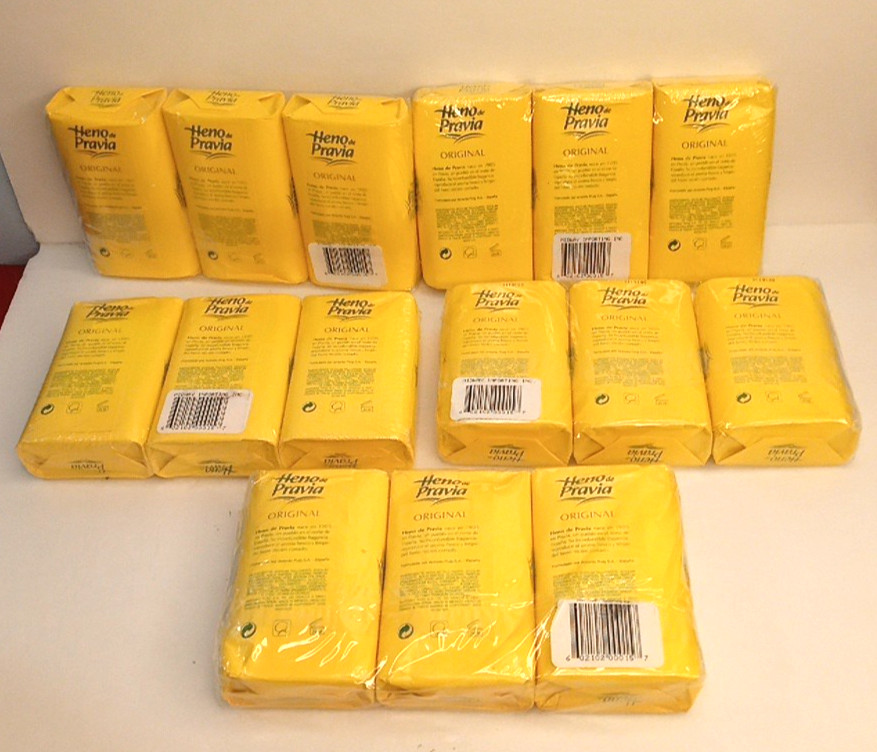 Heno de Pravia Natural Bath Soap 15 bars each 4 oz made in mexico