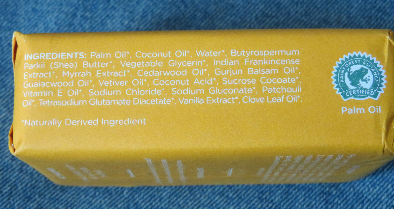 Sunaroma Men’s Shea Butter Soothing Body Bar Soap 8oz w/Frankincense & Vanilla