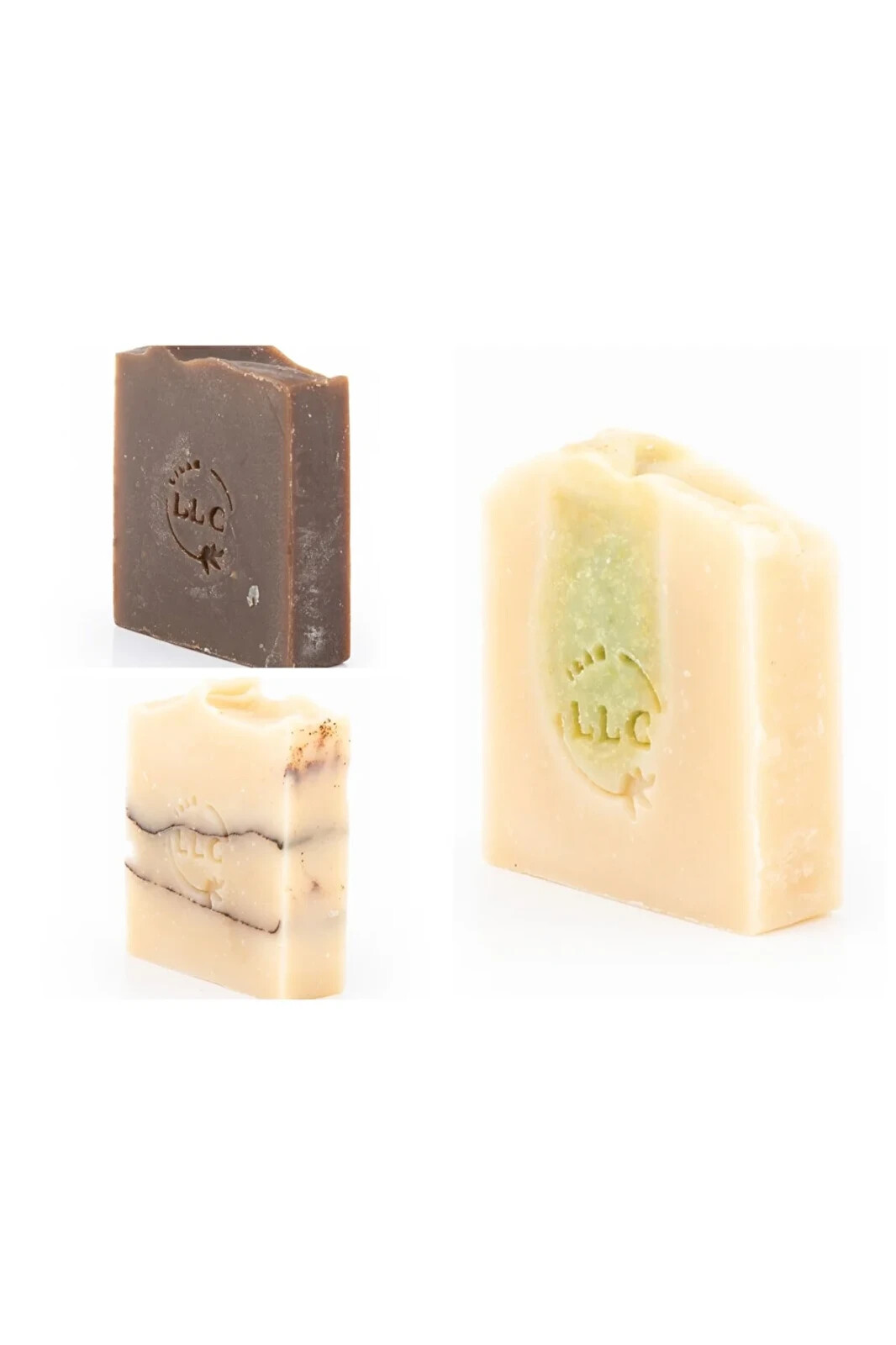 LLC | Natural Vegan Soap Set | Handmade | Tar & Shea & Aloe Vera 100 gr /3,52 oz