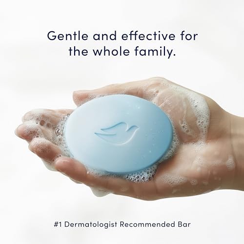 Antibacterial Beauty Bar Soap 6 Count 3.75 oz Moisturizing Body Cleanser Gentle