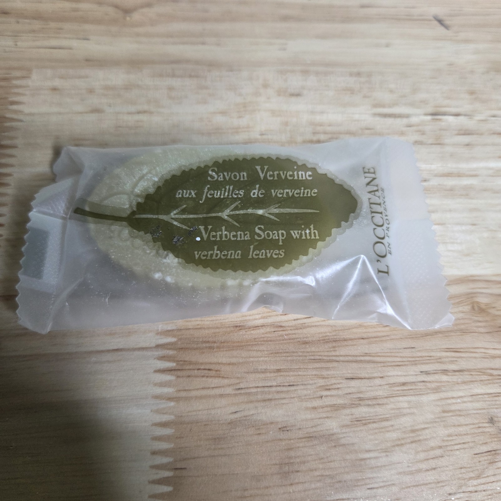 L’Occitane Verbena Leaf Soap 25g 0.88 oz Set of 5 New Travel Size Leaves
