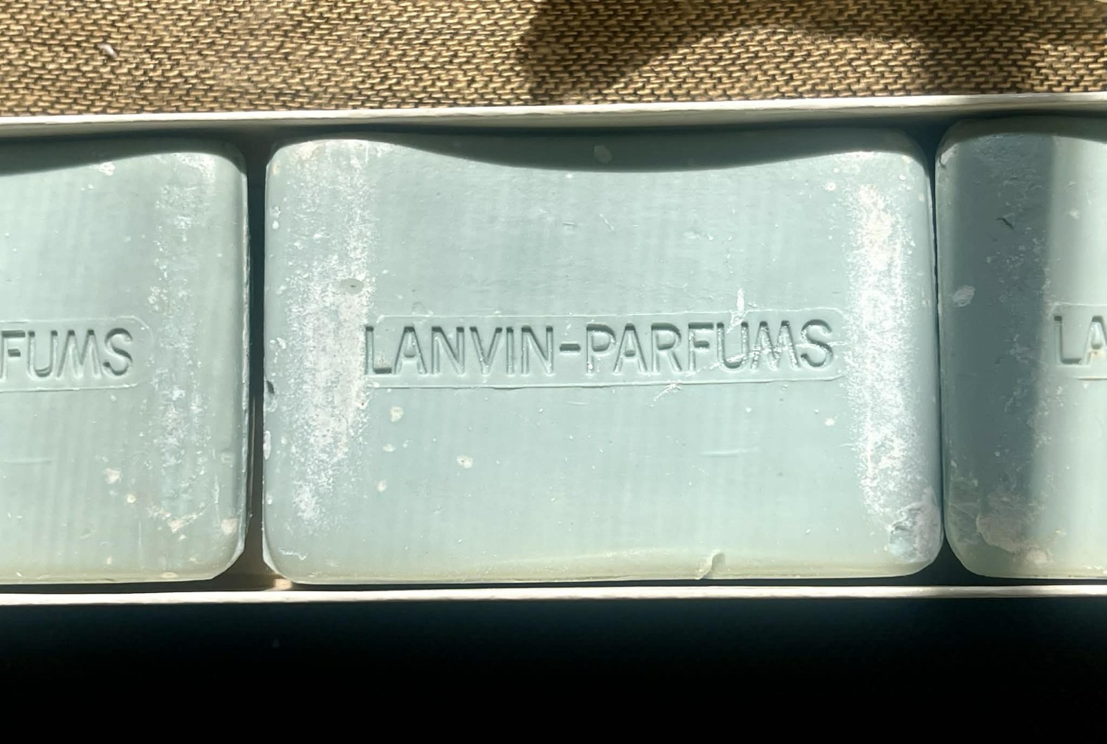Vintage Arpege Lanvin Perfum Soap 3 Bars Total 9 Oz.