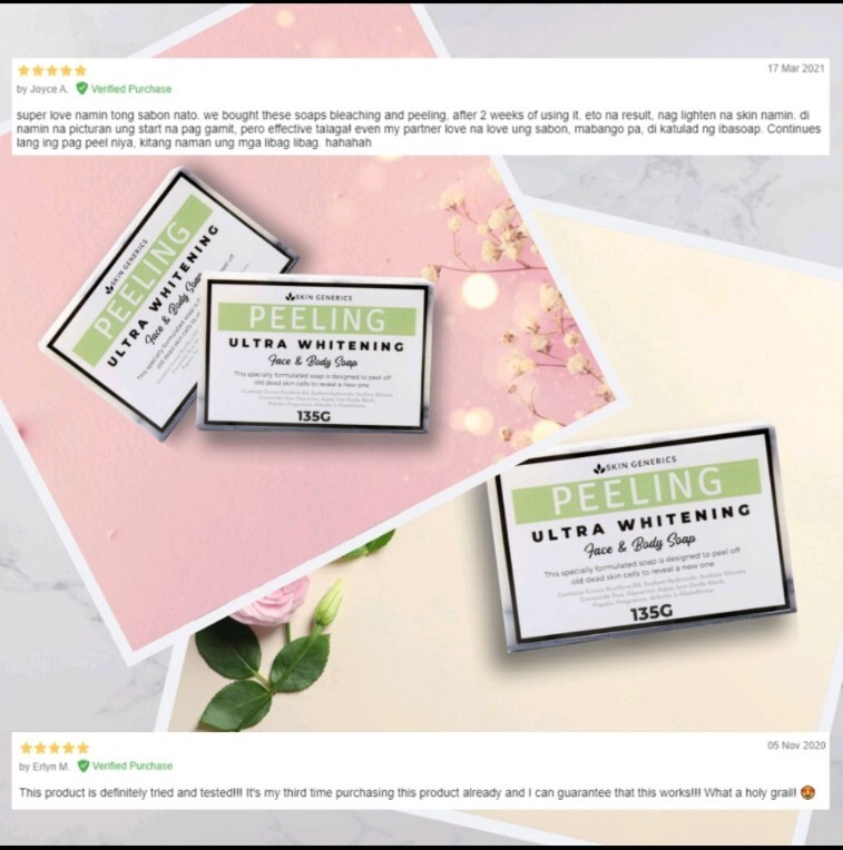 Skin Generics PEELING Ultra Whitening Face & Body Soap 135g