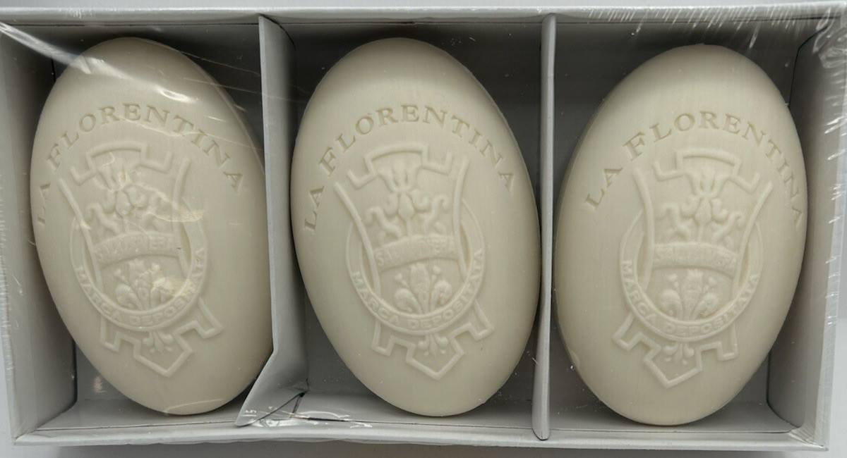 3 Pack La Florentina Luxury Bar Soap Set Agrumi Di Boboli Citrus Made in Italy