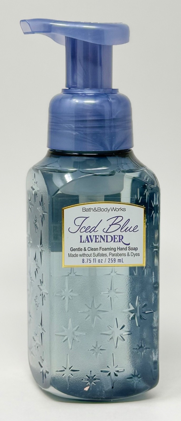 1 BATH & BODY WORKS ICED BLUE LAVENDER GENTLE CLEAN FOAMING HAND SOAP WASH PUMP