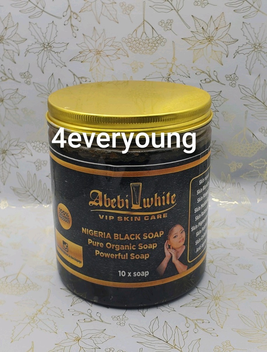 AUTHENTIC Abebi pure Organic Glutathion lighting Nigeria BLACK SOAP 600g x 1.