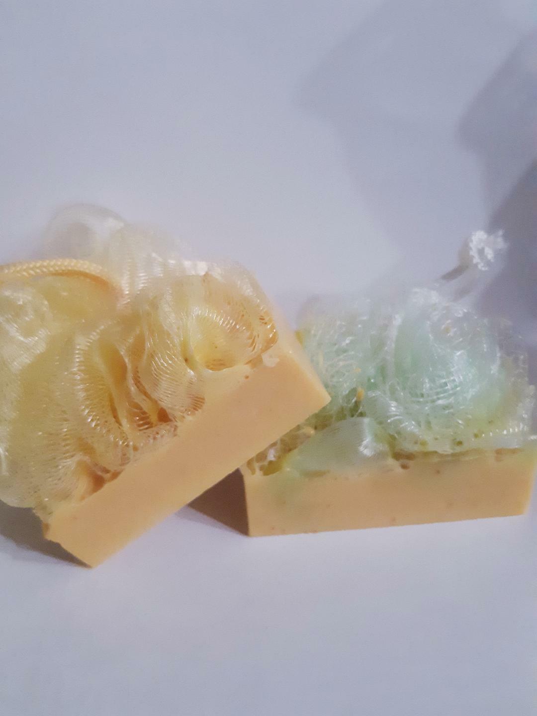 Sulphur Antibacterial Natural Handmade soap 4 oz for ACNE, BAD PIMPLES AND MORE.