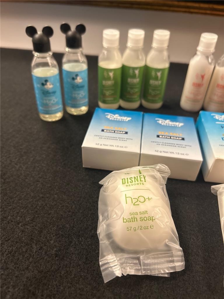 LOT Disney H2O+ Beauty Shampoo Conditioner Body Face Soap Lotion Sea Salt Marine