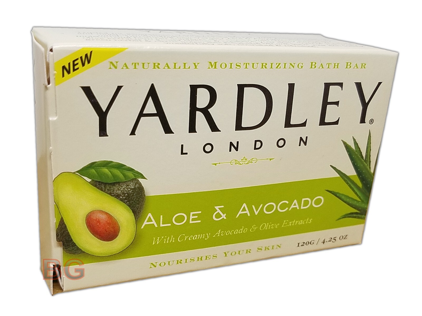 YARDLEY SOAPS 4.25oz ALOE & AVOCADO Skin Moisturizing Soap FREE Shipping 1-Bar