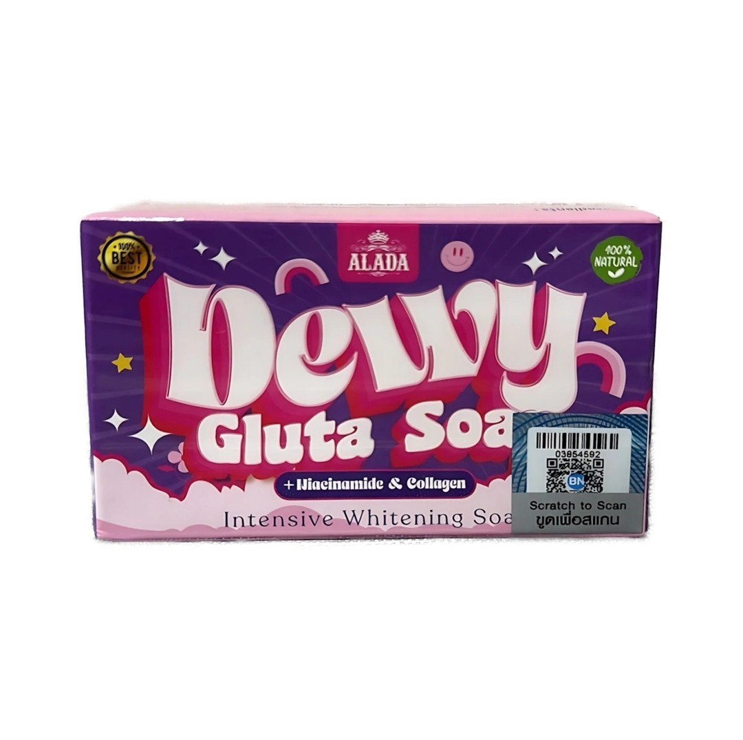 🆕️ ALADA Natural Dewy Gluta Soap 70g Intensive With Niacinamide & Collagen 💯✅
