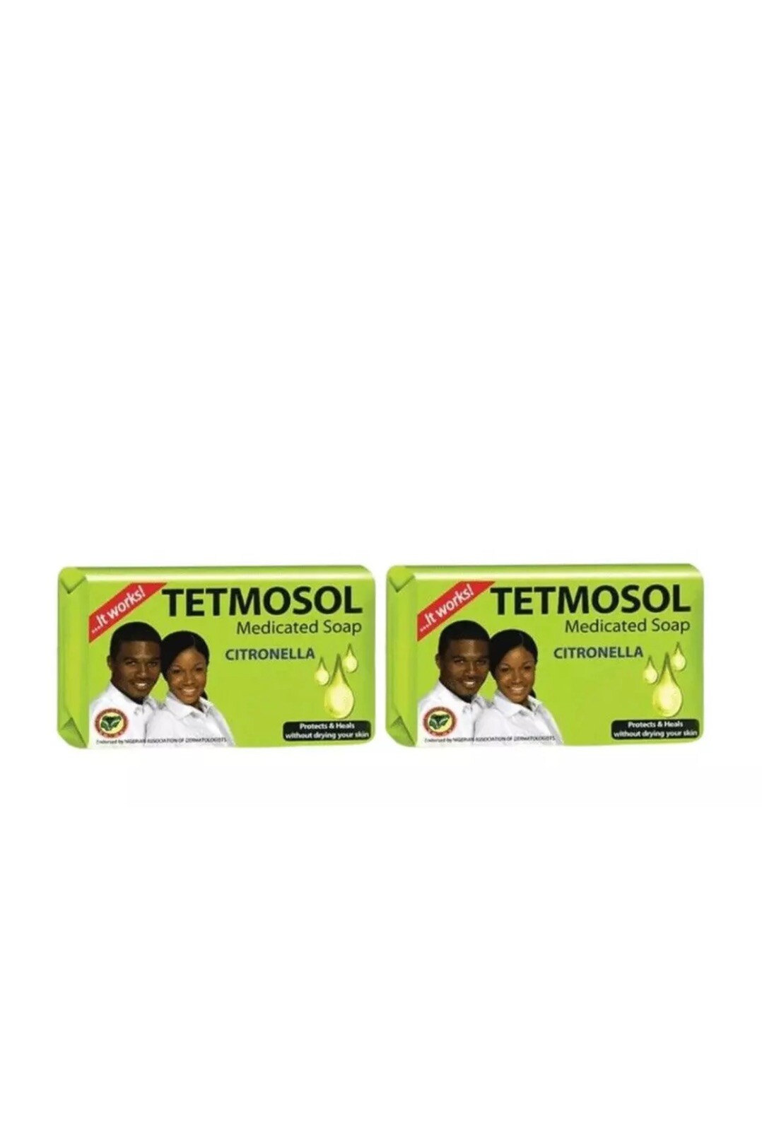 (2 PACK ) NatoGears Tetmosol Medicated Soap With Citronella, 75g Bar